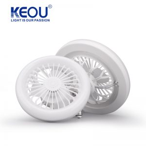 KEOU 30W 50W Ventilador de Techo con Luz LED